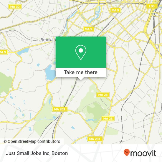 Mapa de Just Small Jobs Inc