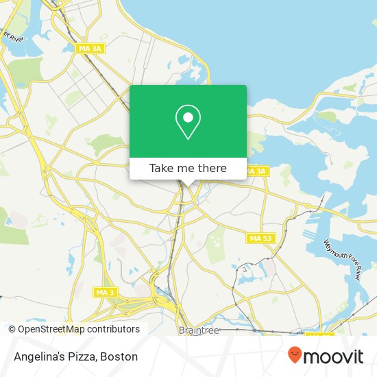 Angelina's Pizza map