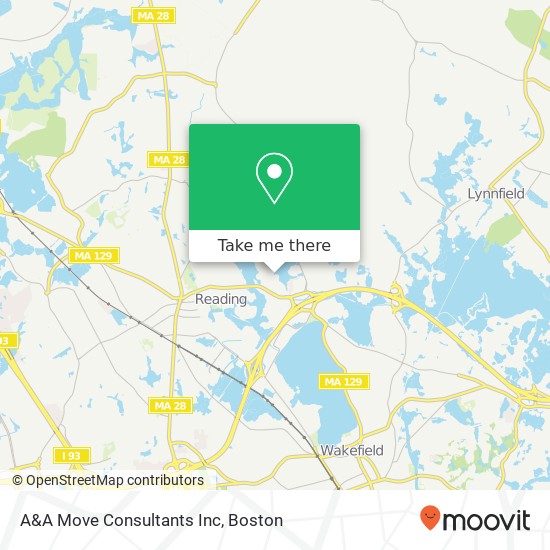 A&A Move Consultants Inc map
