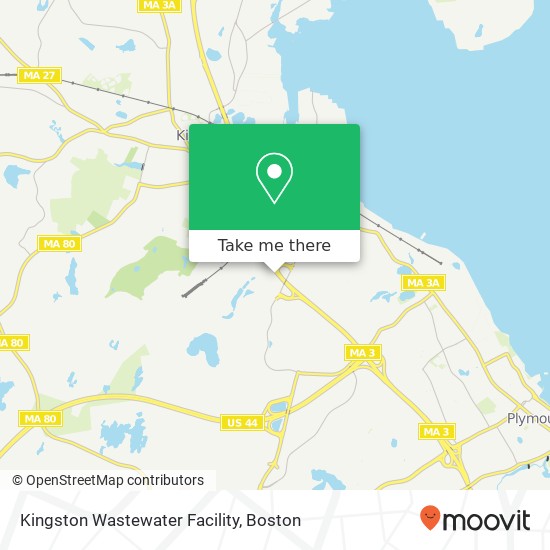 Mapa de Kingston Wastewater Facility