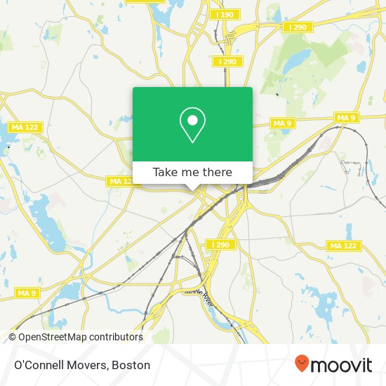 Mapa de O'Connell Movers