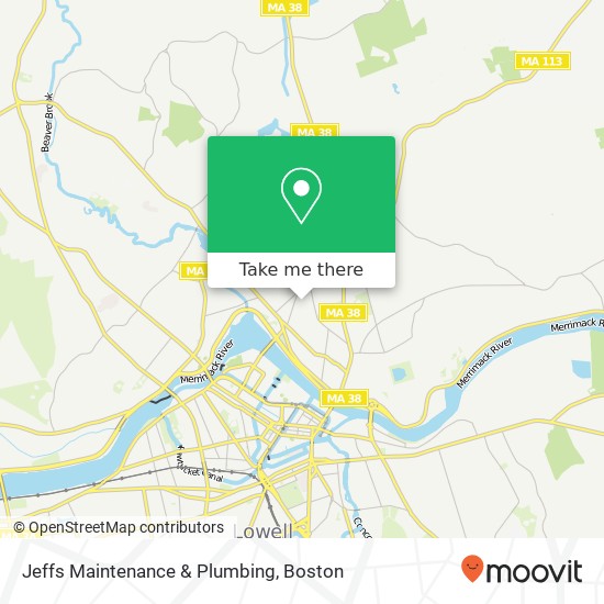 Jeffs Maintenance & Plumbing map