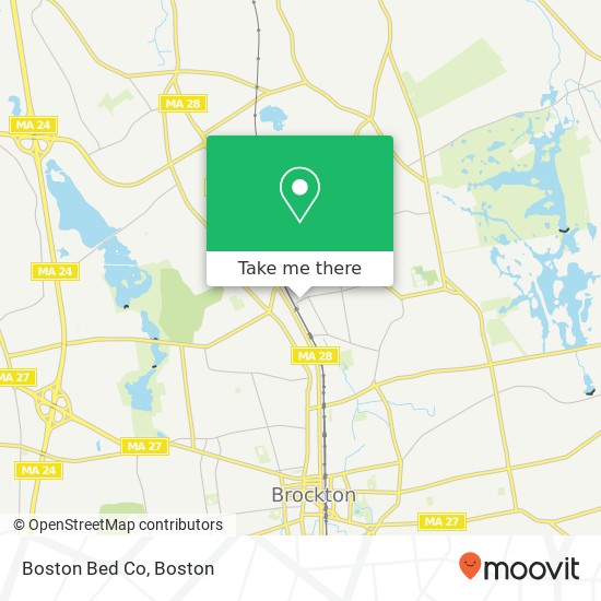 Mapa de Boston Bed Co