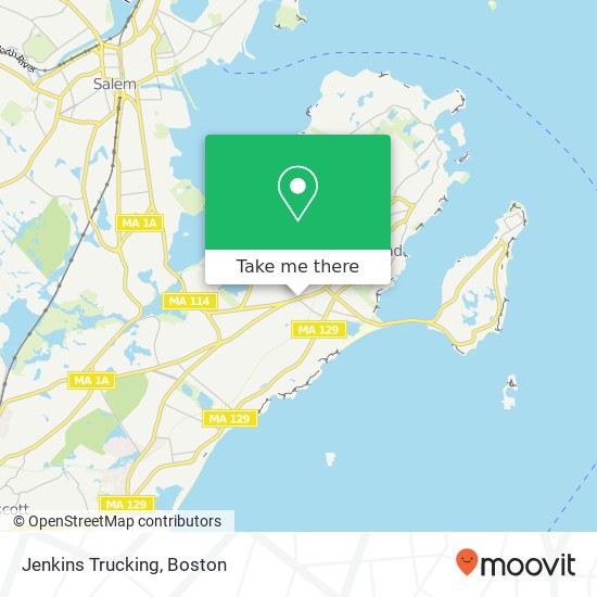 Jenkins Trucking map