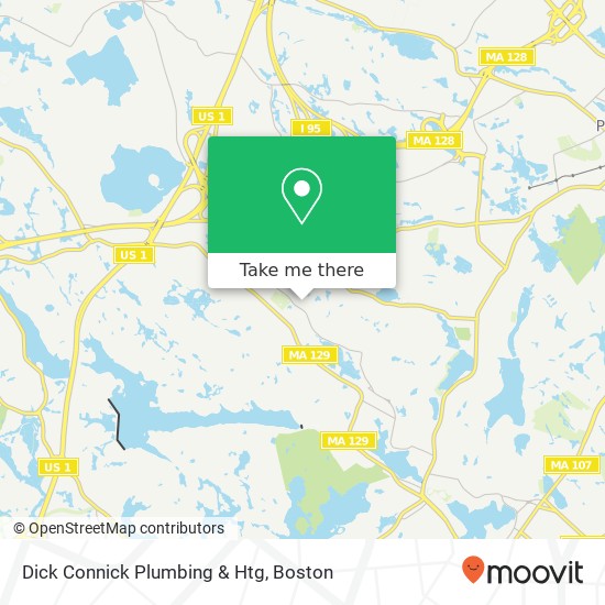 Dick Connick Plumbing & Htg map