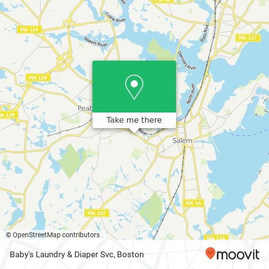 Baby's Laundry & Diaper Svc map