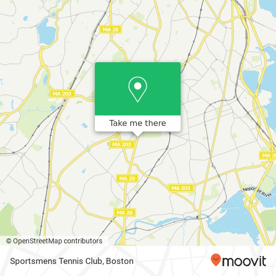 Sportsmens Tennis Club map