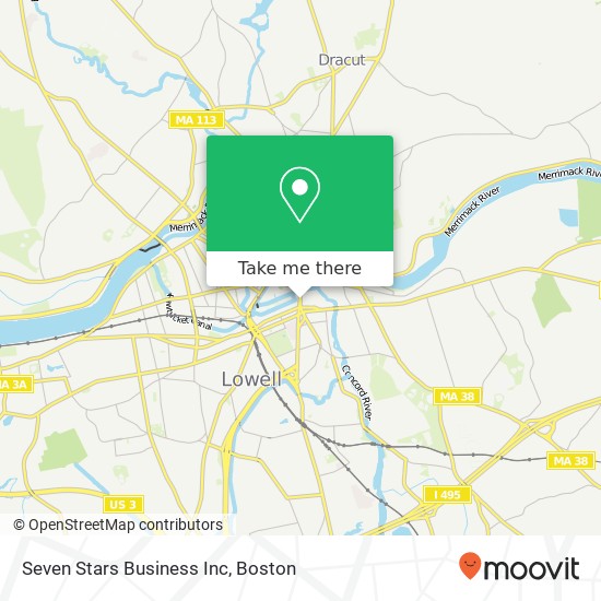 Seven Stars Business Inc map