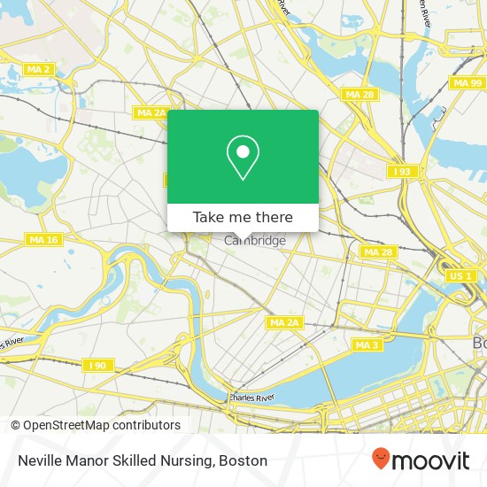 Mapa de Neville Manor Skilled Nursing