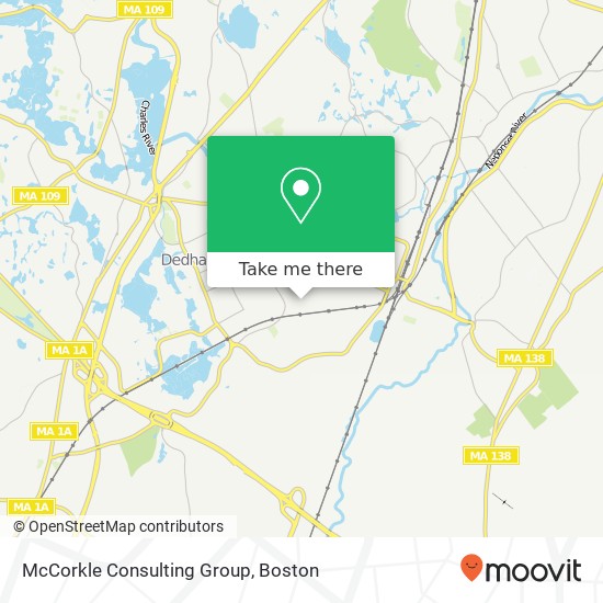 Mapa de McCorkle Consulting Group