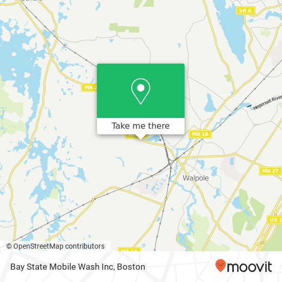 Bay State Mobile Wash Inc map