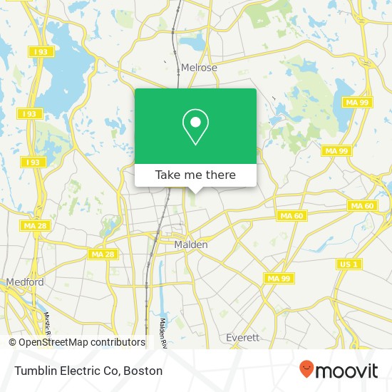 Tumblin Electric Co map