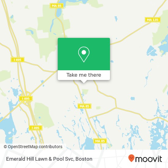 Emerald Hill Lawn & Pool Svc map