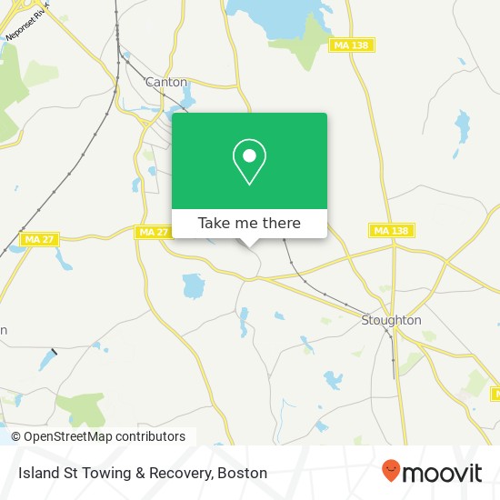 Island St Towing & Recovery map