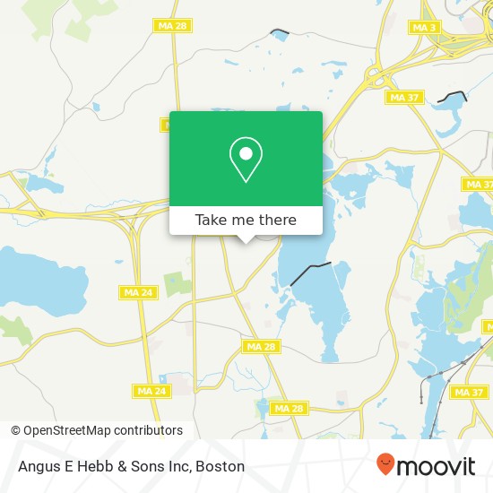 Mapa de Angus E Hebb & Sons Inc