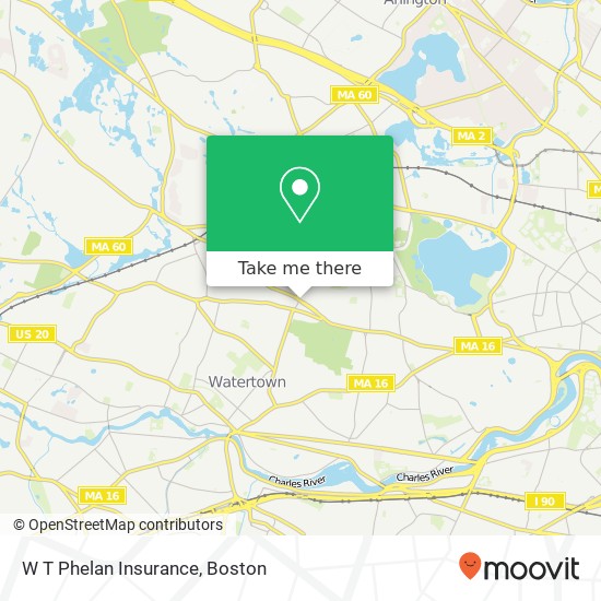 Mapa de W T Phelan Insurance