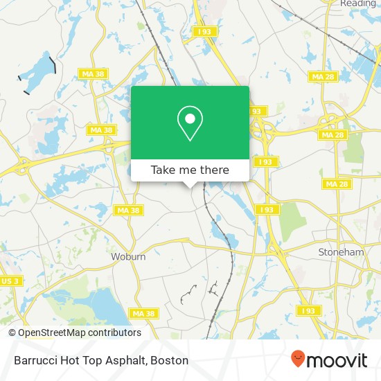 Barrucci Hot Top Asphalt map