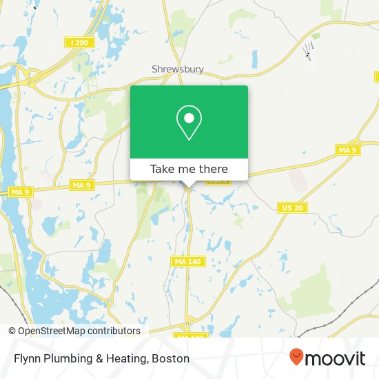Flynn Plumbing & Heating map