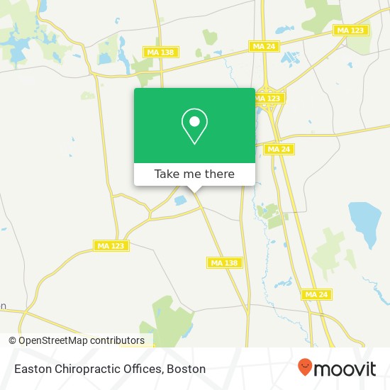 Easton Chiropractic Offices map