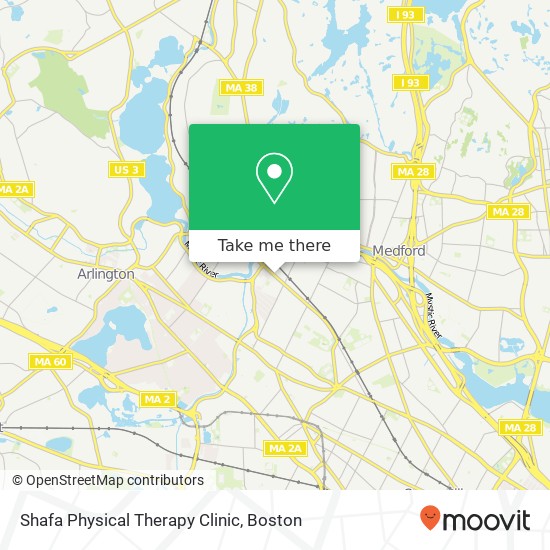 Mapa de Shafa Physical Therapy Clinic