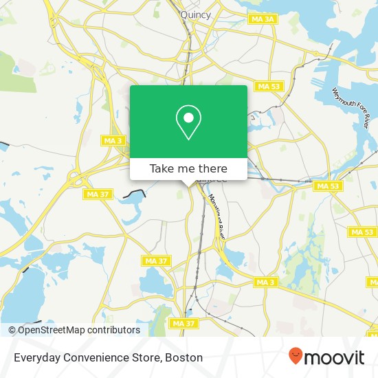 Mapa de Everyday Convenience Store