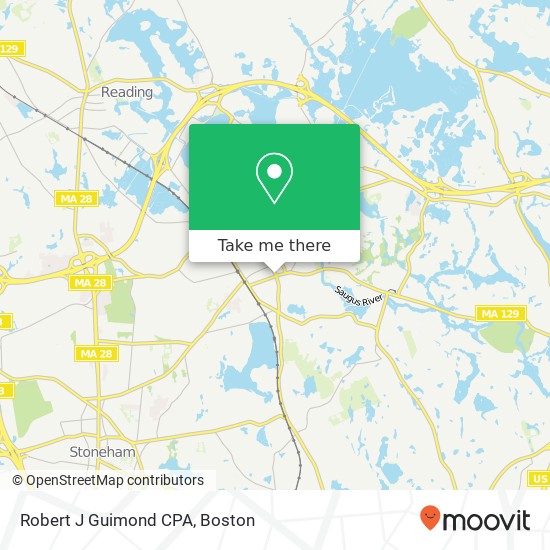 Robert J Guimond CPA map