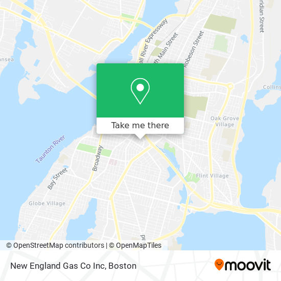 Mapa de New England Gas Co Inc