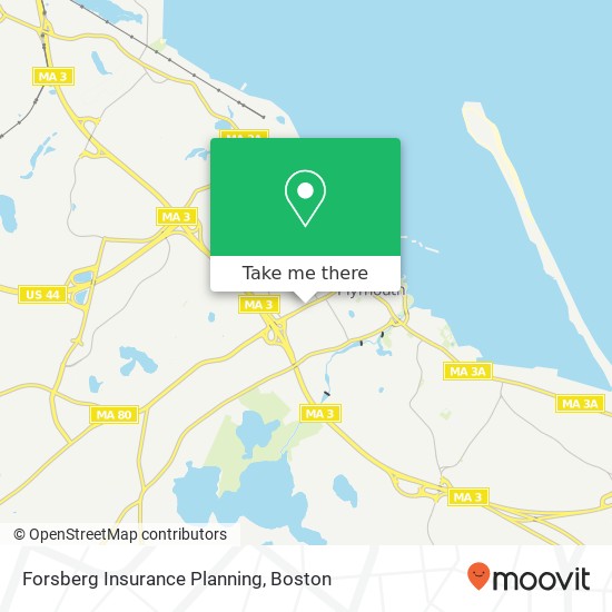 Mapa de Forsberg Insurance Planning