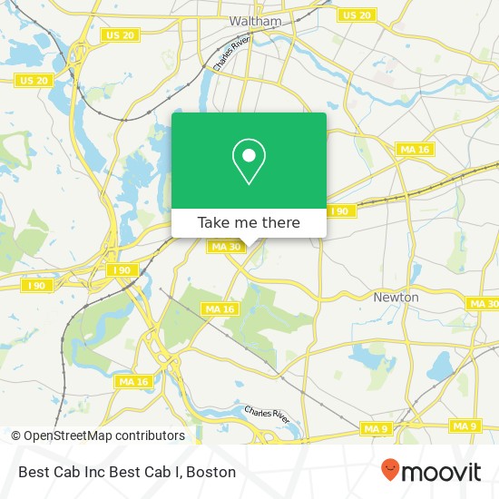 Mapa de Best Cab Inc Best Cab I