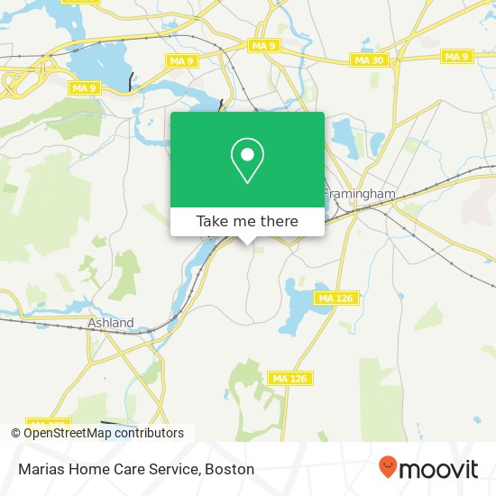 Marias Home Care Service map