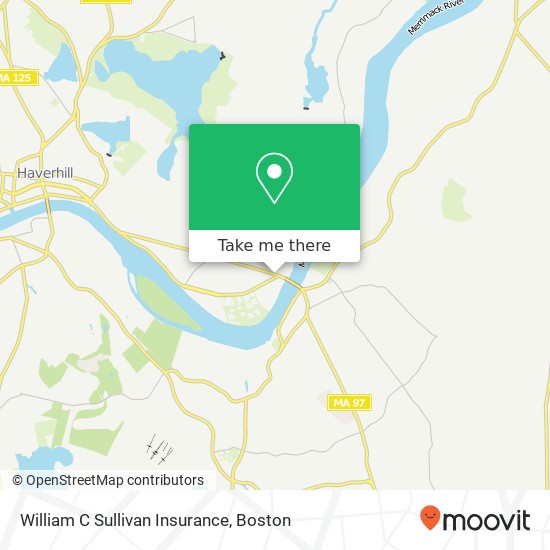 William C Sullivan Insurance map