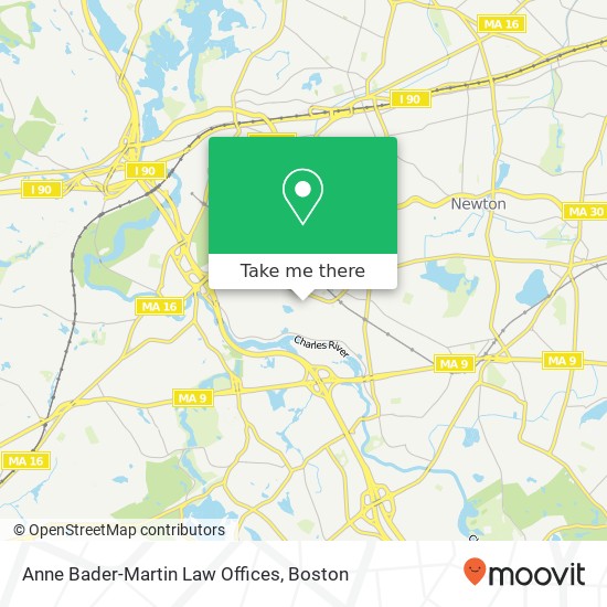 Anne Bader-Martin Law Offices map