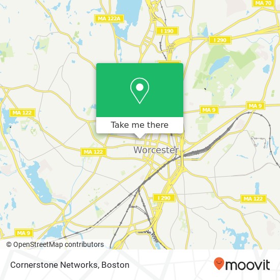 Cornerstone Networks map