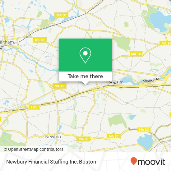 Newbury Financial Staffing Inc map