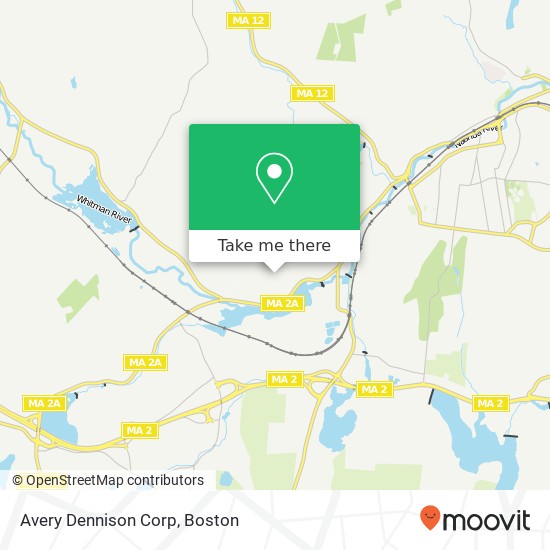 Avery Dennison Corp map