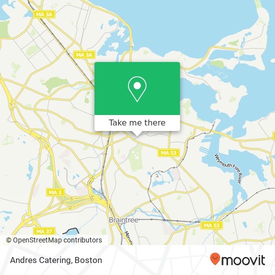 Andres Catering map