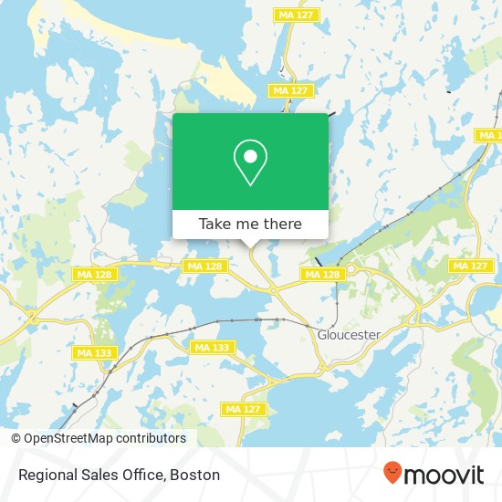 Regional Sales Office map