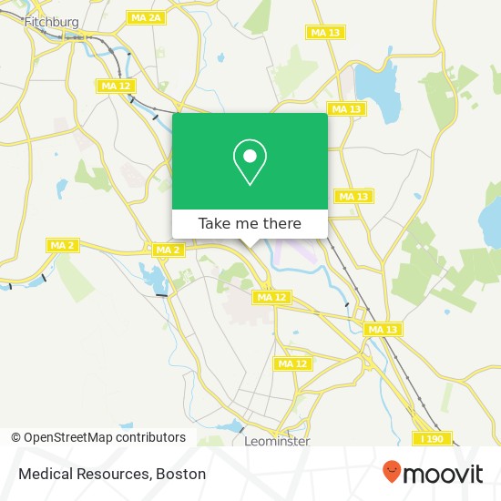 Mapa de Medical Resources