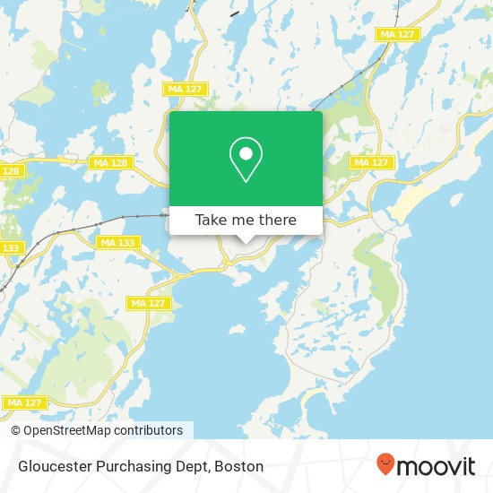 Gloucester Purchasing Dept map