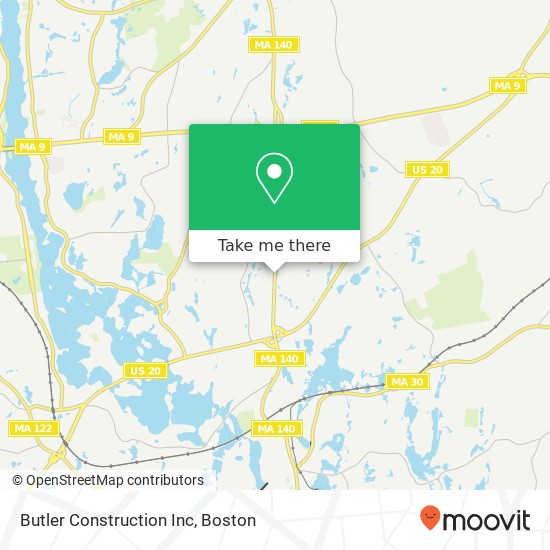 Mapa de Butler Construction Inc