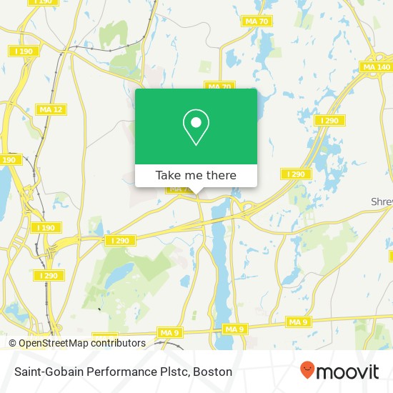 Saint-Gobain Performance Plstc map