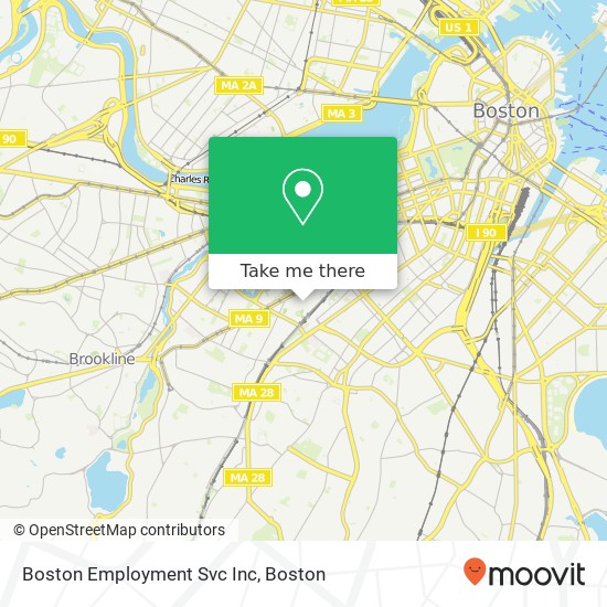 Mapa de Boston Employment Svc Inc