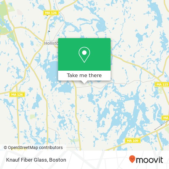 Knauf Fiber Glass map