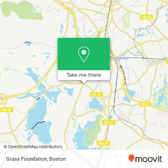 Mapa de Grass Foundation