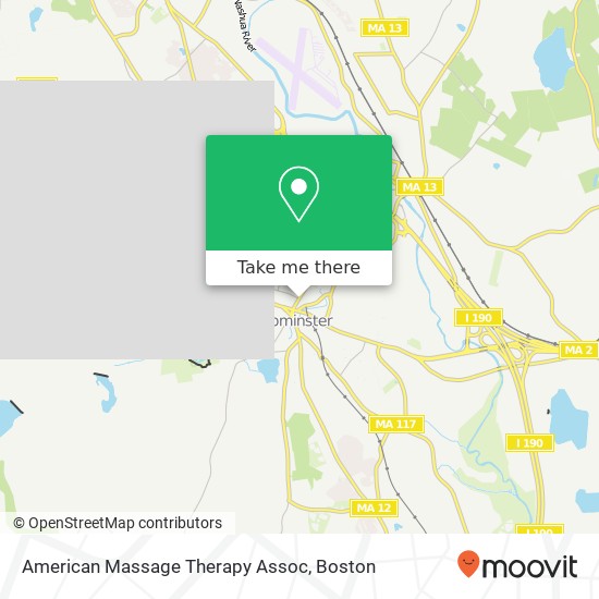 Mapa de American Massage Therapy Assoc