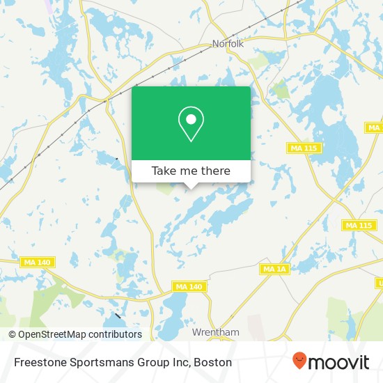 Mapa de Freestone Sportsmans Group Inc