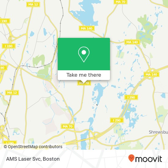 AMS Laser Svc map