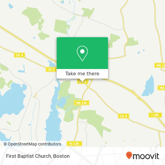 Mapa de First Baptist Church