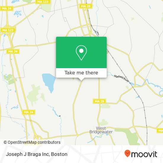 Mapa de Joseph J Braga Inc