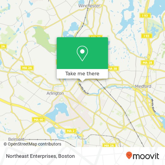 Northeast Enterprises map